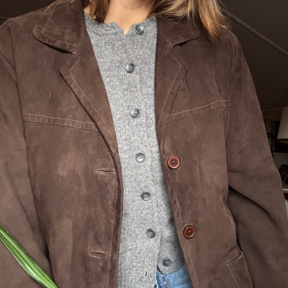 Vintage Brown Leather Jacket - Picture 5 of 5